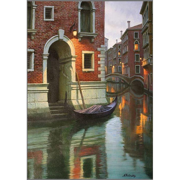 Gondola d'Amore Original Oil Key West Gallery