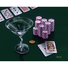  Poker Chips, Big Slick - Canvas