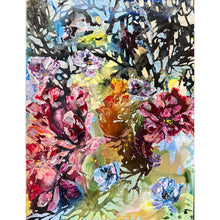  Maya Eventov Abstract Flowers Original Painting on Canvas