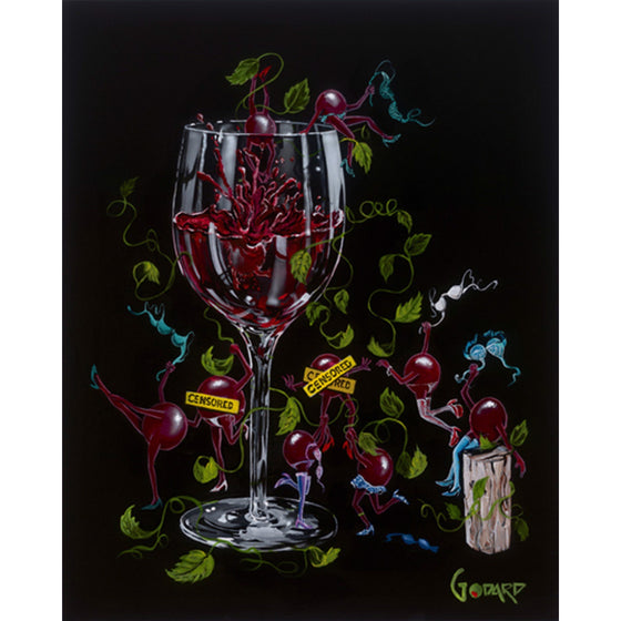 Grapes Gone Wild - Canvas
