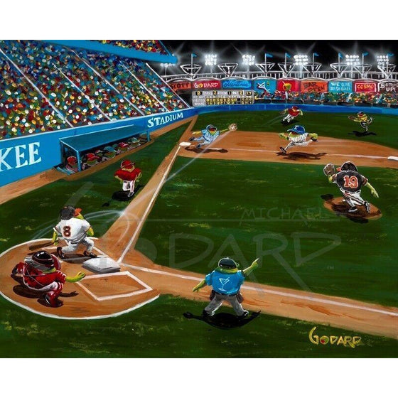 We Olive Baseball - Canvas
