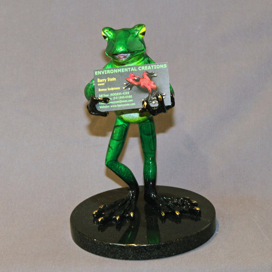 Card Holder Frog