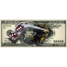  $100 Bill with Dice - Canvas