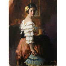  Pino Lady from Andalusia  Original Oil on Canvas