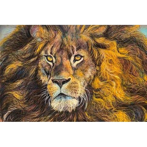 Lion Pastel 20 x 30 in D Arthur