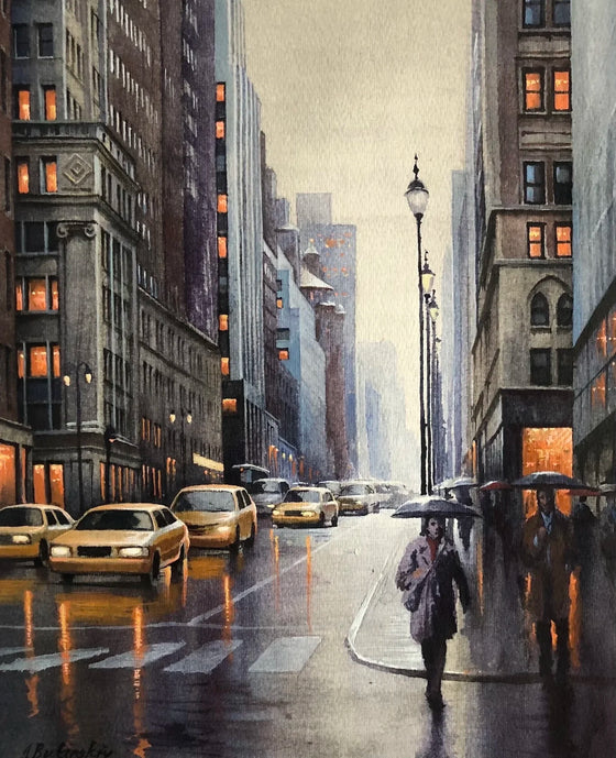 NY State of Mind - Original Watercolor