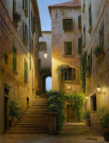  Steps of Rome - Original Watercolor