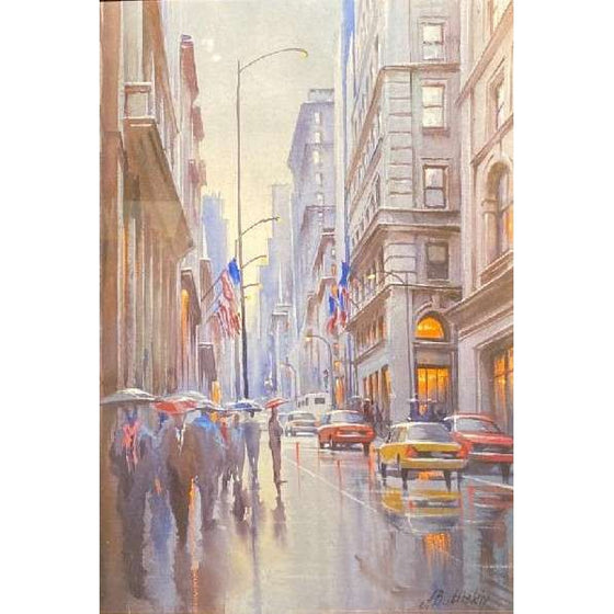 Rainy Day, New York By Alexei Butirskiy