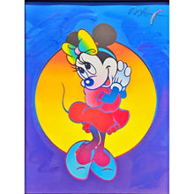  Peter Max Minnie Mouse (Full Body) Mixed Media on Canvas