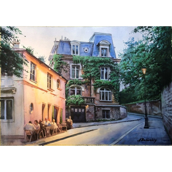 Montmartre Mood - Original Watercolor