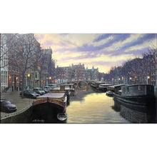  Twilight in Amsterdam - Original Oil